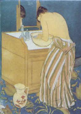 Mary Cassatt Woman Bathing Germany oil painting art